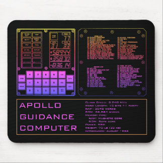 Apollo Guidance Computer Mouse Pad Mousepad
