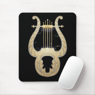 Apollo-Lyre   Griechische Mythologie Jugendstil-De Mousepad