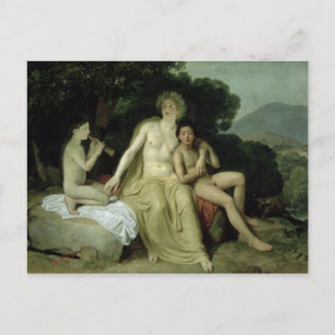 Apollo mit Hyacinthus und Cyparissus Postkarte