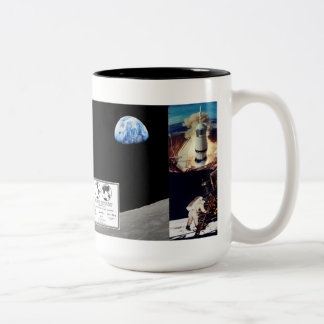 Apollo-Mondauftrag-Tasse Zweifarbige Tasse
