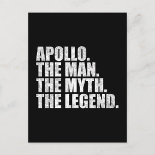 Apollo Name, Apollo Der Mann Der Mythos Die Legend Postkarte