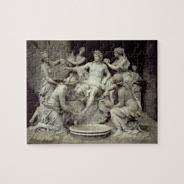 Apollo neigte durch die Nymphen, bestimmt für den Puzzle (Horizontal)