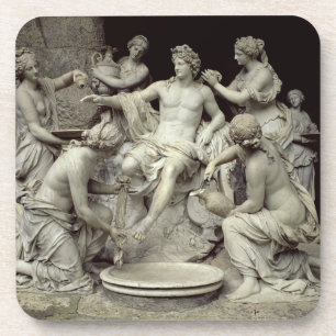 Apollo neigte durch die Nymphen, bestimmt für den Untersetzer