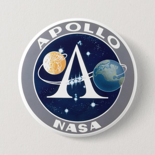 Apollo-Programm Logo Button (Vorderseite)