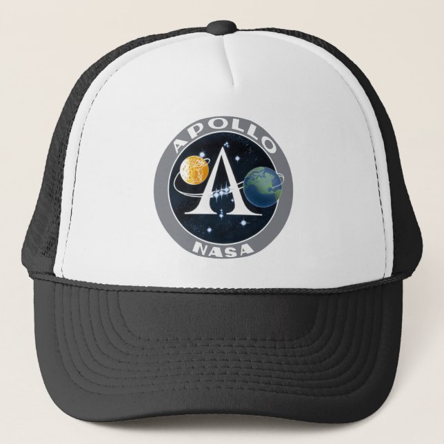 Apollo-Programm Logo Truckerkappe (Vorderseite)