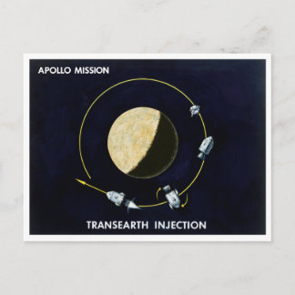 Apollo-Programm - Moon Mission Artist Concept Postkarte