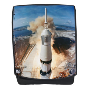 Apollo Saturn V Raketenstart zum Mond 1969 Rucksack