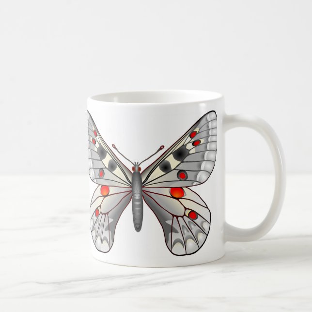Apollo-Schmetterling Tasse (Rechts)