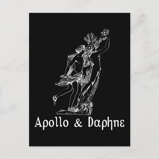 Apollo und Daphne Postkarte (Vorderseite)