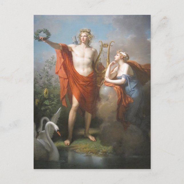 Apollo und die Musen Postkarte (Vorderseite)