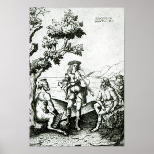 Apollo und Pan Poster