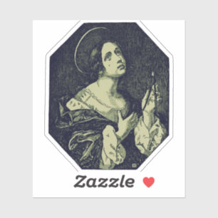 Apollonia-Jungfrau und Martyr Aufkleber