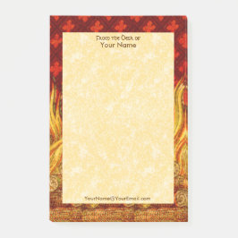 Apollonische Flammen (VVP 001a) Vertikal 4"x6" Post-it Klebezettel