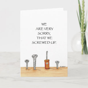 Apologie-Karte Karte