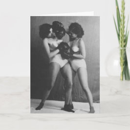 Apologie Vintager Frauen Karte