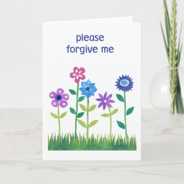 Apology Card - Blume Power Karte (Vorderseite)