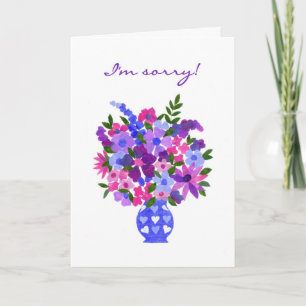 Apology Card - Blume Power Karte
