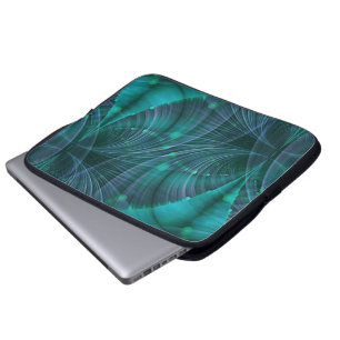 Apophysis Fraktal Art I - blau Laptopschutzhülle