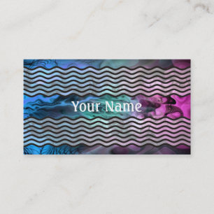 Apophysis Fraktal Art II - Rosa Blau Visitenkarte