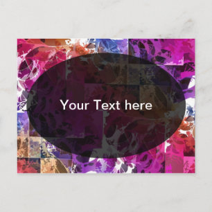 Apophysis Fraktal Art - Spinnennetz-Vorlage Postkarte