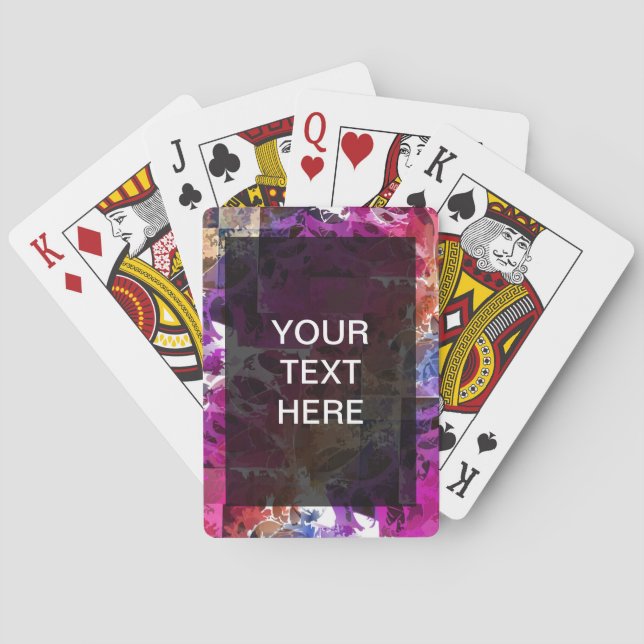 Apophysis Fraktal Art - Spinnennetz-Vorlage Spielkarten (Rückseite)