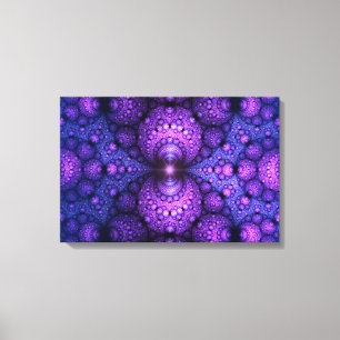 Apophysis Fraktal - Atomfusion - Triptych Leinwanddruck