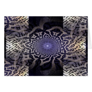 APOPHYSIS Fraktal Dekoration Schwarzviolett