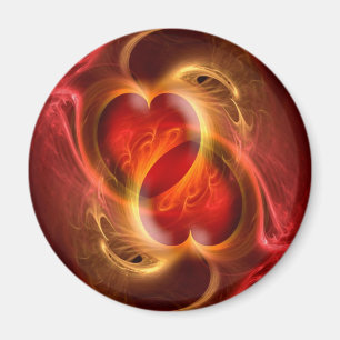 Apophysis Fraktal Herz durch Herz + Ihre Ideen Magnet