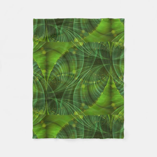 Apophysis Fraktal I + Ihre Ideen Fleecedecke (Vorderseite)
