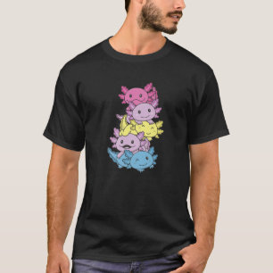 Aporagender Flag Gay Pride LGBTQ Axolotl T-Shirt