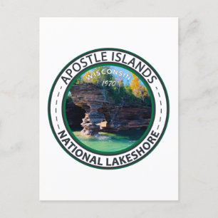 Apostel Islands National Lakeshore Wisconsin Abzei Postkarte