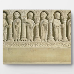 Apostel unter Arkaden, Relief gemeißelt, c.1150 (S Fotoplatte