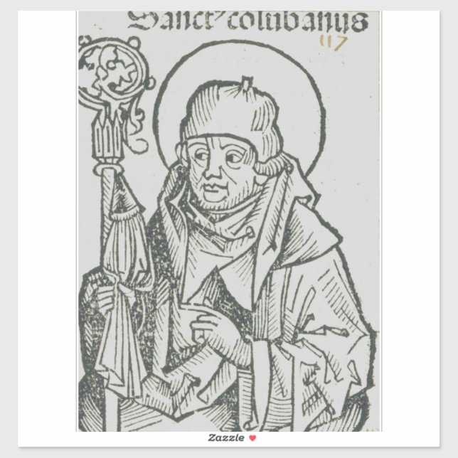 Apostel von Saint Columba Aufkleber (Blatt)