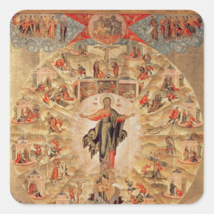 Apostelpreaching Quadratischer Aufkleber