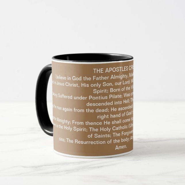 Apostelverstand Tasse (Vorderseite Links)