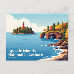 Apostle Islands National Lakeshore Wisconsin Postkarte