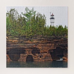 Apostle Islands - Teufelsinsel Leuchtturm -20x20 Puzzle