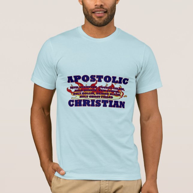 apostolic christliches T-Shirt (Vorderseite)