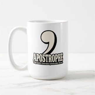Apostroph – Kleines Zeichen, enorme Besitzstandspr Kaffeetasse