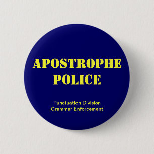 Apostroph-Polizei Button