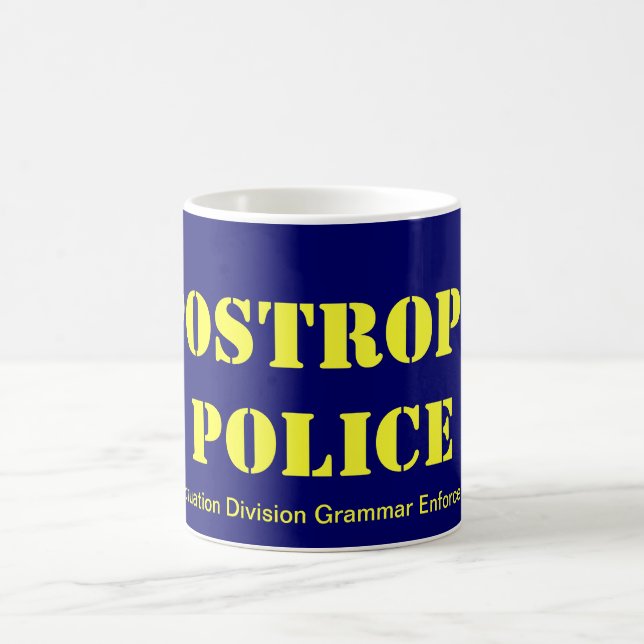 Apostroph-Polizei Tasse (Mittel)