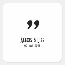 Apostrophe-Aufkleber
