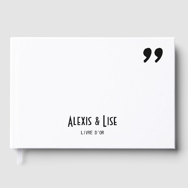 Apostrophe Gästebuch (Vorderseite)