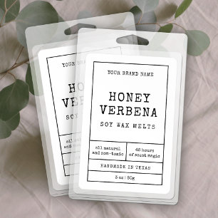 Apothecary Candle Business Rectangle Product Label Lebensmitteletikett