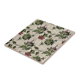 Apothecary Hexe Pflanze   Steampunk Botanische Krä Fliese