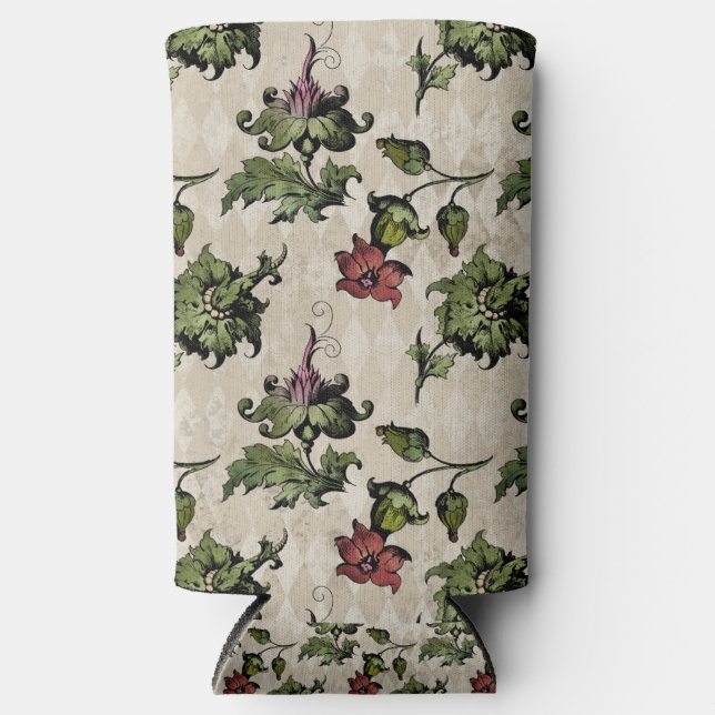 Apothecary Hexe Pflanze | Steampunk Botanische Krä Selters Dosenkühler (Vorderseite)