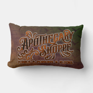 Apothecary Shoppe Halloween Gothic Sign Lendenkissen