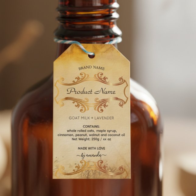 Apothecary Style Labels Hang Tag Geschenkanhänger (Von Creator hochgeladen)