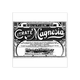 Apothekarisch Vintages Etikett Gummi Briefmarke Gummistempel