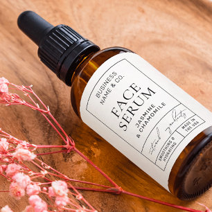 Apothekarstil Modernes Kosmetisches Flaschenetiket